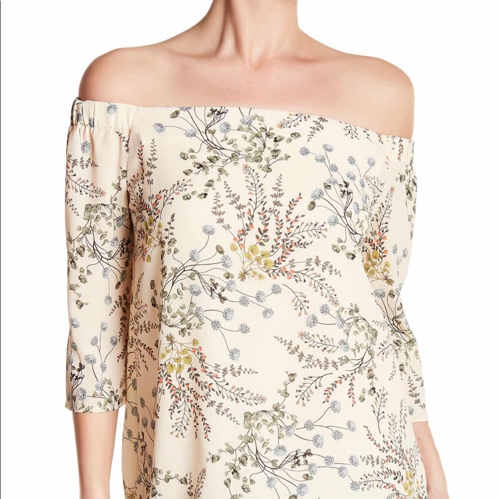 Bailey 44 off the shoulder floral shirt